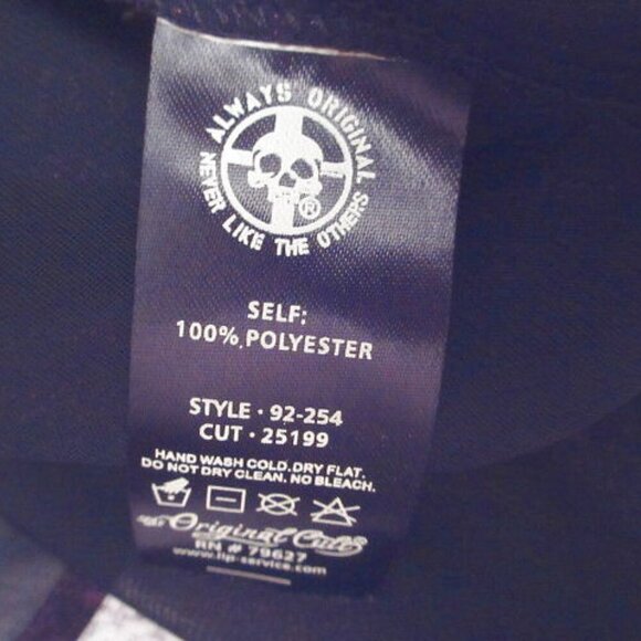 Y2K Vtg Lip Service Iridescent Mesh Top Size L Blacklist Sheer Sleeveless Goth - Picture 11 of 12